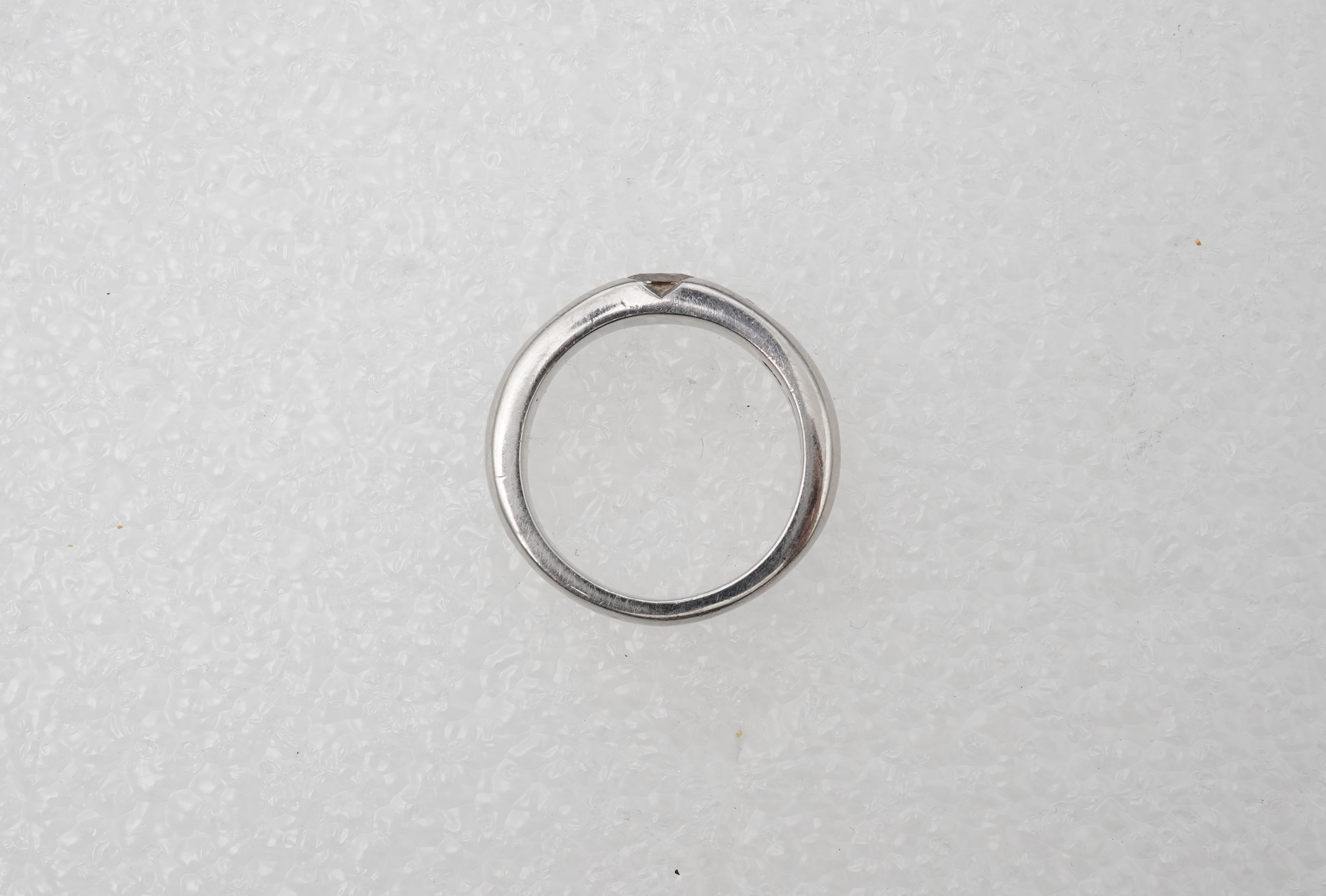 A brown diamond ring